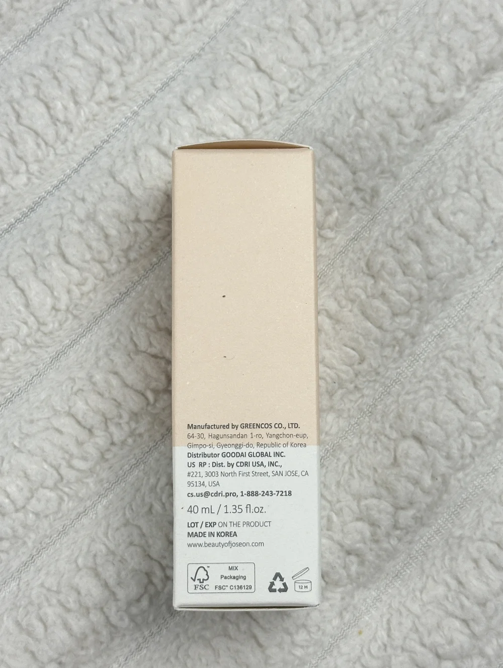 Beauty Of Joseone Ginseng Essence Water